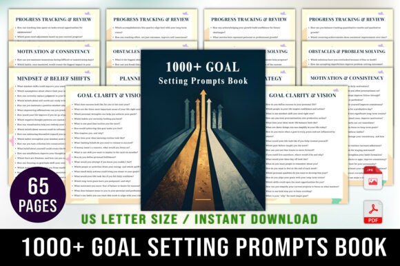 1000 Goal Setting Prompts Book