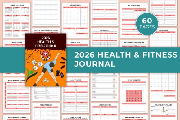 2026 Health Fitness Journal KDP: A Flexible, User-Centered Planning Tool for Real-World Health Tracking