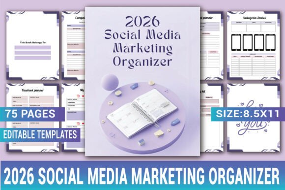 2026 Social Media Marketing Organizer