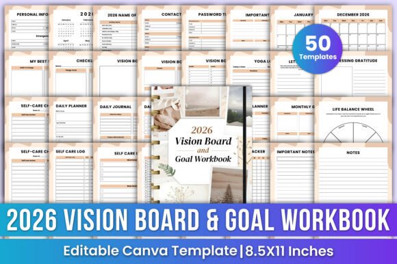 2026 Vision Board Goal Workbook Canva: A Practical, Adaptable Tool for Intentional Planning