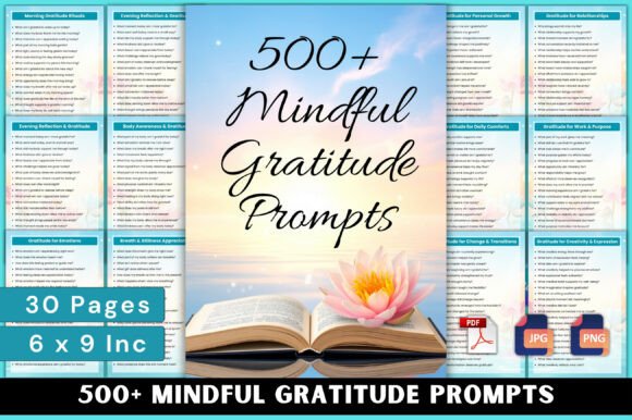 500 Mindful Gratitude Prompts