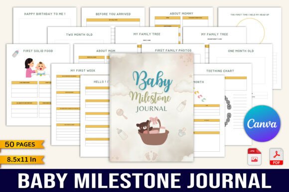 Baby Milestone Journal: A Thoughtful, Organized Way to Document Your Child’s First Year