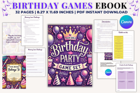 🎉 Birthday Party Game Set for Teens