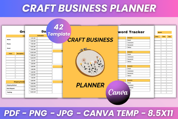 Craft Business Planner Kdp Interior