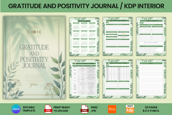 Gratitude Positivity Journal KDP: A Practical, Print-Ready Resource for Intentional Daily Practice