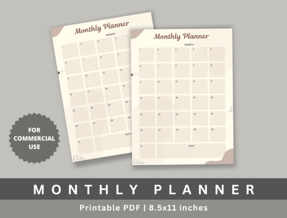 Introducing the Monthly Planner, KDP: A Strategic Asset for Modern Creators