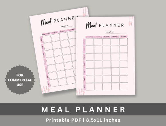 Meal Planner, KDP