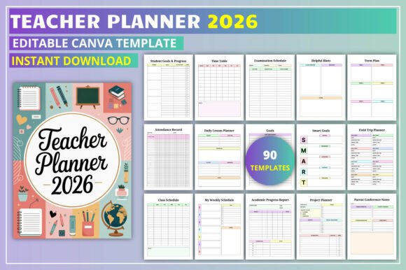 Teacher Planner 2026 KDP Interior