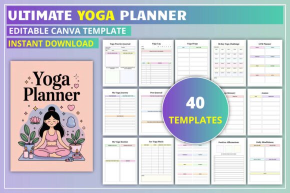 Ultimate Yoga Planner KDP Interior: A Thoughtfully Structured Foundation for Mindful Living