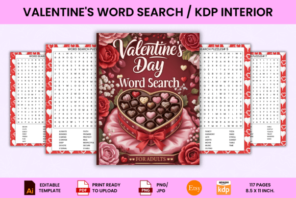 Valentine’s Word Search Kdp Interior: A Strategic Asset for Creators and Entrepreneurs
