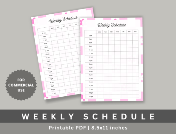 Weekly Schedule, KDP
